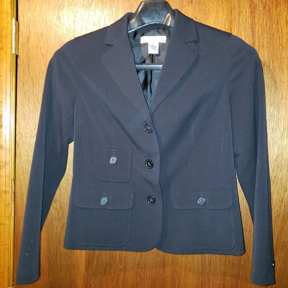 Pursuits Black Blazer Jacket  Women's Size 6